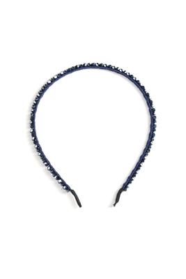 Le Chic winter diadeem meisjes - navy blauw - Royal-e - glitterstenen