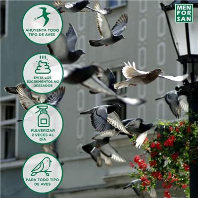 Spray Menforsan Vogels Repeller 500 ml Spray Menforsan Vogels Repeller 500 ml