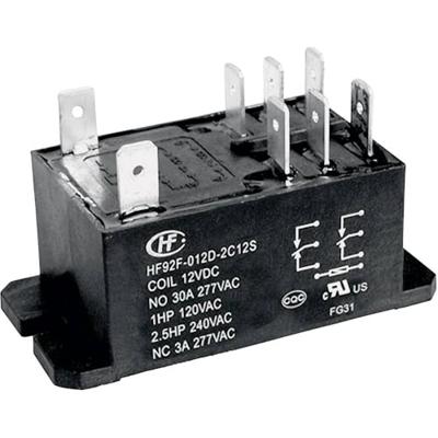 Hongfa HF92F-024D-2A21S Steekrelais 24 V/DC 30 A 2x NO 1 stuk(s)