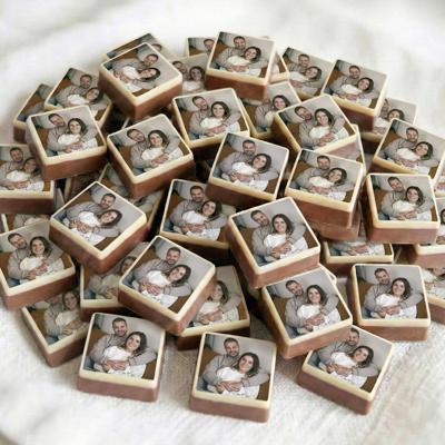 Chocolade bonbons met foto
