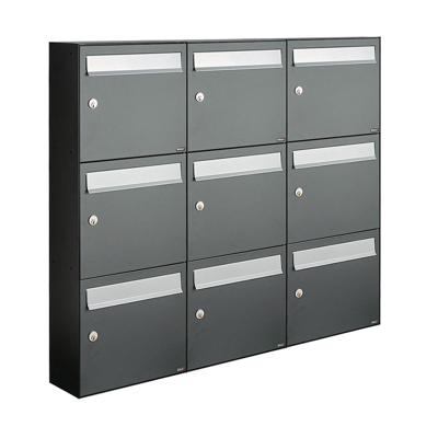 Allux Flow Set 3-Breed, 3-Hoog Antraciet - 40040065_3x3