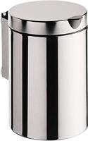 Emco System 2 wand afvalemmer 3 liter Chroom - thumbnail