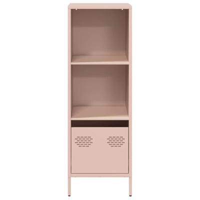 Hoge kast 35x39x103,5 cm staal roze