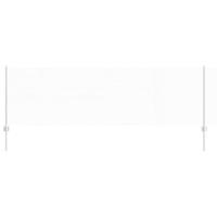 VidaXL Hek met paal zilver 0,8 x 10 m staal - thumbnail