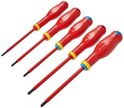Facom Set Van 5 Schroevendraaiers Protwist Geïsoleerd 1000V - ATD.J5VE - ATD.J5VE Facom Set Van 5 Schroevendraaiers Protwist Geïsoleerd 1000V - ATD.J5VE - ATD.J5VE