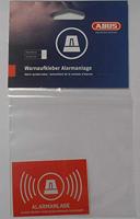 ABUS AU1323 Waarschuwingssticker Alarmsysteem Taal: Duits (b x h) 74 mm x 52.5 mm - thumbnail