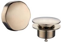 Saqu Base afbouwdeel voor badafvoercombinatie geborsteld staal - thumbnail