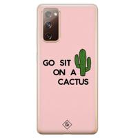 Samsung Galaxy S20 FE siliconen hoesje - Go sit on a cactus - thumbnail