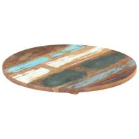 VidaXL Tafelblad rond 25-27 mm 40 cm massief gerecycled hout - thumbnail