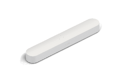 Sonos Beam Smart Soundbar, weiß – Kompakte TV Soundbar für Fernsehen & Musikstreaming mit WLAN, Alexa Sprachsteuerung, Google Assistant & HDMI ARC - AirPlay kompatibler Musik- & TV Lautsprecher