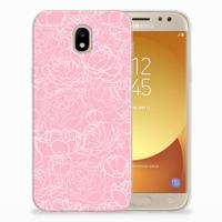 Samsung Galaxy J5 2017 | TPU Case | White Flowers - thumbnail