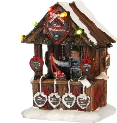 Kerstfiguur kesrtmarkt LED Luville - Luville