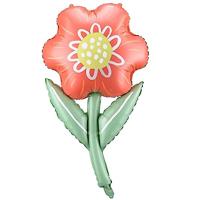 Folieballon Bloem (53x96cm) - thumbnail