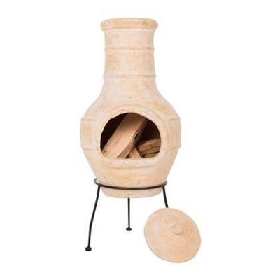 Lima Beige Kleihaard Terrashaard Fireplace Terrasverwarming Sfeerhaard