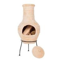 Lima Beige Kleihaard Terrashaard Fireplace Terrasverwarming Sfeerhaard - thumbnail