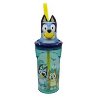 Rietjesbeker Bluey 3D Figuur, 360ml - thumbnail