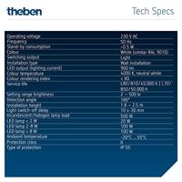 Theben 1020801 Bewegingsmelder Zwart - thumbnail