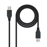 Nanocable 10.01.1002-BK - USB 3.0 kabel, type A/M-A/M, mannelijk, zwart, 2,0 mts - thumbnail
