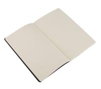 Schrift moleskine 130x210mm blc 160pag zwart 3st - thumbnail