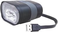 Spanninga koplamp Axendo 40 Lux USB oplaadbaar 65 mm zwart - thumbnail