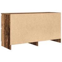 Tv-meubel 100x35x54 cm bewerkt hout oud houtkleurig - thumbnail