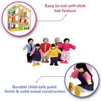 Hape poppenhuis familie aziatisch - thumbnail