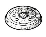 Bosch blauw schuurvoet PEX 400 AE - thumbnail