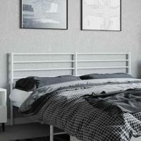 Hoofdbord metaal wit 200 cm - thumbnail