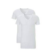 Heren T-Shirt V-hals 2-Pack- 30870 - XXL - Wit - XXL - XXL - XXL - thumbnail