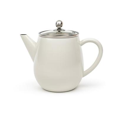 Bredemeijer Duet Eva Theepot 1.1L Wit/Glas