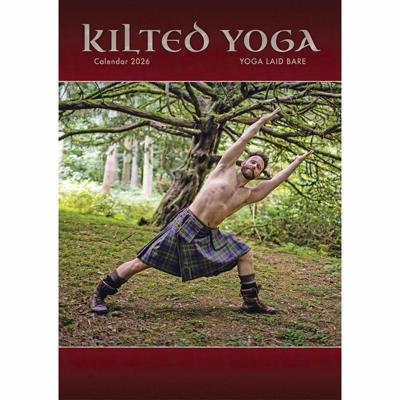 Kilted Yoga Kalender 2026 A3 Kilted Yoga Kalender 2026 A3