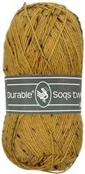 Durable Soqs tweed 2145 Golden Olive - Haakgaren / Breigaren
