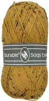 Durable Soqs tweed 2145 Golden Olive - Haakgaren / Breigaren - thumbnail
