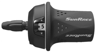 Draaiversteller (rechts) 5 speed Sunrace TSM 21
