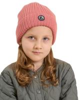 Muts met fleece voering PETIT BATEAU rozen - thumbnail