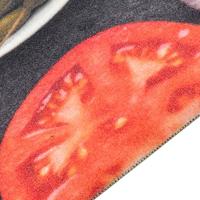 VidaXL Keukenmat wasbaar wijn- en dinerprint 45x150 cm fluweel - thumbnail