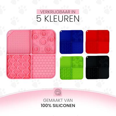 Eat Slow Live Longer Lick Mat Dimensions Rectangle Pink