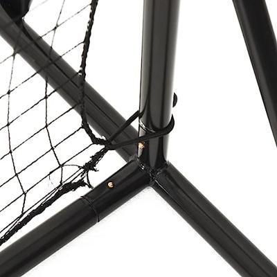 Voetbal rebounder 366x90x183 cm HDPE zwart Voetbal rebounder 366x90x183 cm HDPE zwart