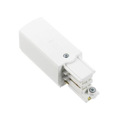 Nordic aansluitstuk tbv. rail wit links 3-fasen 5050015