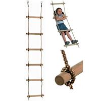 Touwladder met 6 sporten diam. 3,5x40 cm lengte 220 cm pp-touw Hermic - Hermic - thumbnail