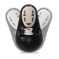 Spirited Away Round Bottomed Figurine No Face's coffe time 6 cm - thumbnail