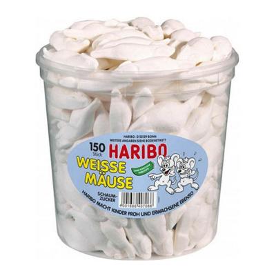 Haribo - Witte muizen - 150 stuks Haribo - Witte muizen - 150 stuks
