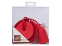 Design lamphouder met textielkabel rood Velleman - Velleman - thumbnail