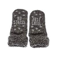Homesocks huis sokken met antislip - Antislip sokken met extra grip - Siliconen - Wollen winter sokken - thumbnail