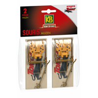 KB Home Defense Klassieke houten muizenval, 2 stuks dierenval - thumbnail