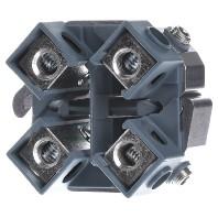 Klauke KSK504 Aftakklem Flexibel: 6-50 mm² Massief: 6-50 mm² Aantal polen: 4 1 stuk(s) Meerdere kleuren Piece