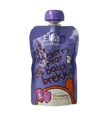 Ella's Kitchen Blueberry + Pear Baby Brekkie 6+ Months 100 g bij Jumbo Ella's Kitchen Blueberry + Pear Baby Brekkie 6+ Months 100 g bij Jumbo