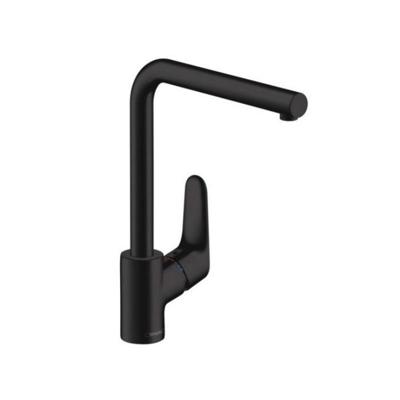 Hansgrohe Focus M41 ééngreeps keukenmengkraan 280, mat zwart Hansgrohe Focus M41 ééngreeps keukenmengkraan 280, mat zwart