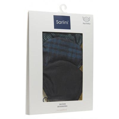Sarlini mondkapjes polyester zwart one size 3 stuks