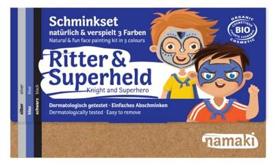 Namaki Schmink - ridder & superheld - 3 kleuren